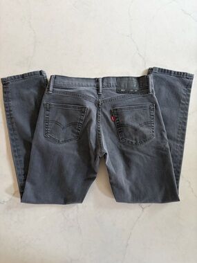 Levi's 511 Jeans Straight Leg Charcoal Grey W30